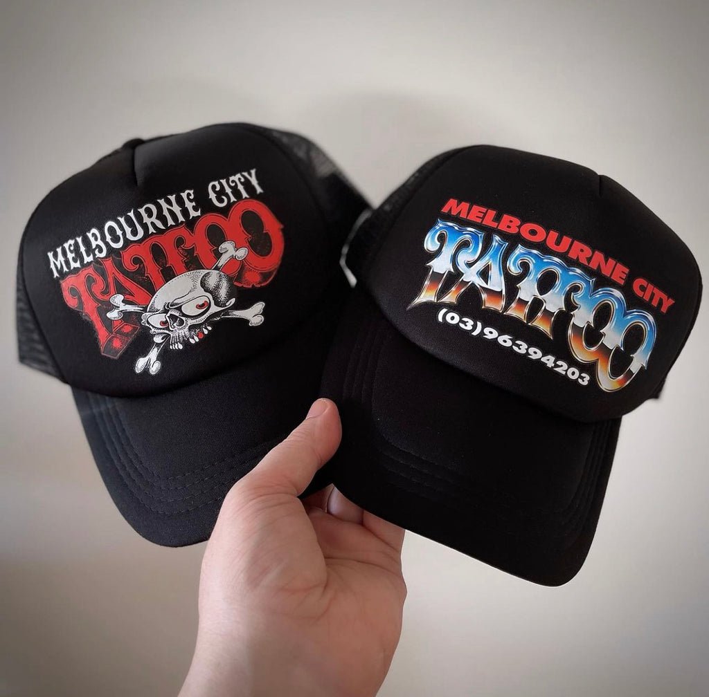 MELBOURNE CITY TATTOO TRUCKER CAPS